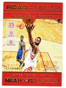 2016-17 Panini NBA Hoops ROAD TO THE FINALS JAMES HARDEN 245/2016 Brooklyn Nets