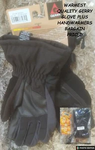 NEU SCHWARZ THINSULATE ULTRA WÄRMSTE BEWERTUNG GERRY SKI/SNOWBOARD WINTER HANDSCHUHE - L/XL - Bild 1 von 5