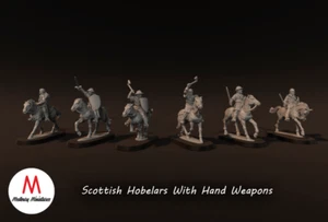 Medieval - Scottish Hobelars With Hand Weapons - Picture 1 of 6