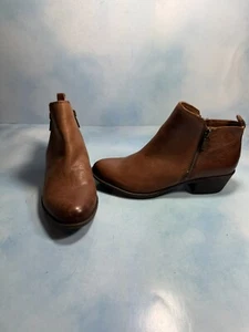 Lucky Brand Women 7m LK-Basel Leather Boots Booties Hippy Casual Western! - Picture 1 of 10