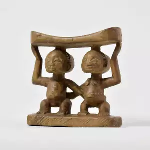 Luba Figur Miniatur Kopfstütze Kongo - Bild 1 von 8