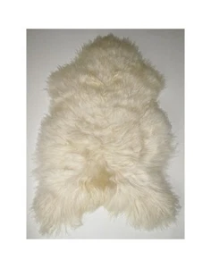 Cremeweißer Isländischer Schaffell Teppich 0117 - Bild 1 von 1