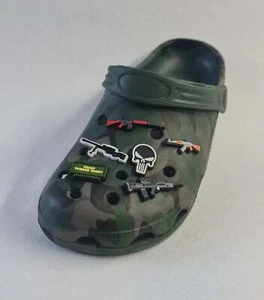 Clog / Wasserschuh - Neuheit Anhänger / Edelstein / Logo personalisieren Sie Ihre Waffe Schuhe - Bild 1 von 1