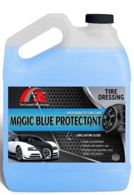 Magic BLUE High Tire Shine Protection TIRE DRESSING Long lasting High Glossy 1G - Image 1 of 4