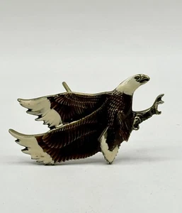 1979 Adler Messing/Emaille Gürtelschnalle von Great American Buckle Co - Serie #H506 - Bild 1 von 4
