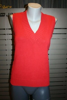 Chaleco Suéter Tejido Brax Eva Informal Nuevo Rojo Foto 1 de 3