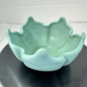 Vintage Van Briggle Keramik Lotusblatt Blume Übertopf Schüssel 6" Mid Century Modern - Bild 1 von 12