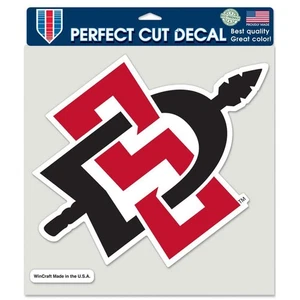 San Diego State Aztecs Full Color Die Cut Decal - 8" X 8" - Picture 1 of 1