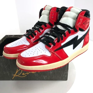 Air KIY Reves Paris '85 Hi Para hombres 11.5 Zapatillas con Cordones Zapatos Rojo Caramelo PLS LEER - Imagen 1 de 24