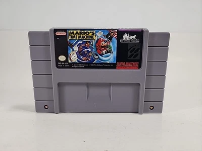 Mario's Time Machine (Super Nintendo Entertainment System, 1993) Cart Only - Image 1 of 4