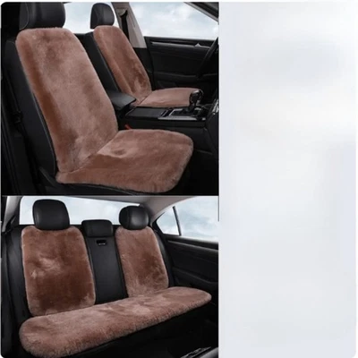 Protector de asiento de coche 100 % natural universal de piel de oveja genuina 100 % Foto 1 de 4