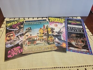 Universal Stuidos Park Guides, Lot Of 4 - Picture 1 of 6