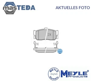 025 217 1316/W SATZ BREMSBELÄGE BREMSKLÖTZE HINTEN MEYLE NEU OE QUALITÄT - Bild 1 von 6