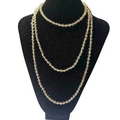 "Collar de cuentas transparentes CHLOE + ISABEL 30"" Foto 1 de 4