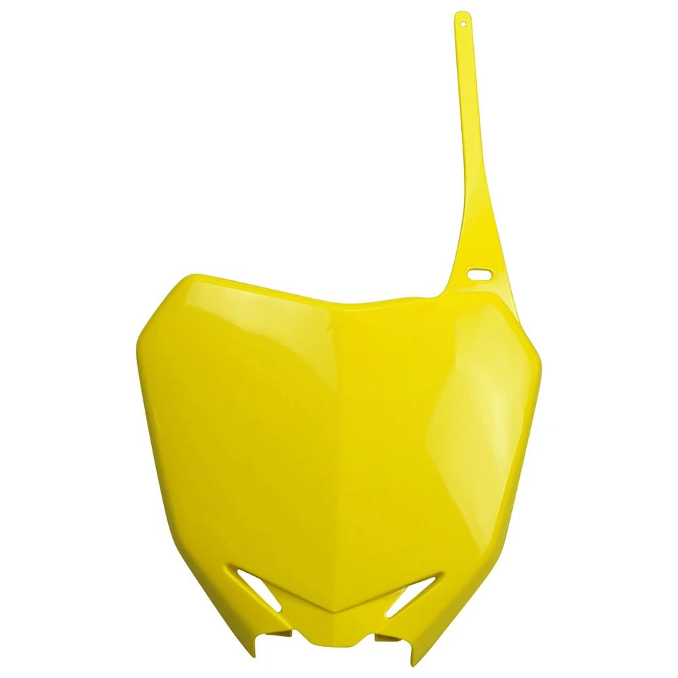 UFO Front Number Plate Yellow Suzuki RMZ250 2010-2018 RMZ450 2008-2017 - Image 1 of 1