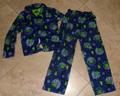 Conjunto de pijama de Natal Star Wars 2 peças masculino tamanho 8 - Imagem 1 de 2