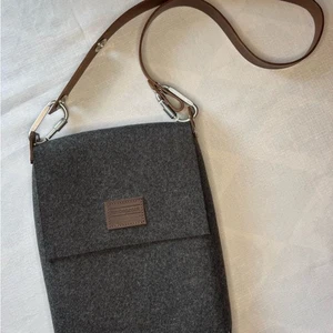 Borsa messenger rivettata Rambag borsa a tracolla borsa lana pelle unisex usata in ottime condizioni - Foto 1 di 13