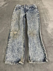 Vintage 80s Levi’s Acid Washed Jeans Boys Size 8 Blue - Picture 1 of 12