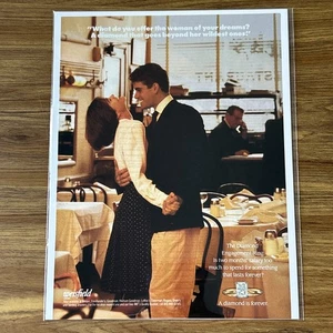 1990 Weisfield Original 90s Vintage Print Ad "A Diamond Is Forever" - Bild 1 von 4