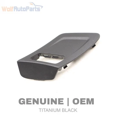 2017-2019 VW GOLF ALLTRACK - Interruptor dianteiro direito TRAVA DE PORTA ACABAMENTO / moldura - Imagem 1 de 4