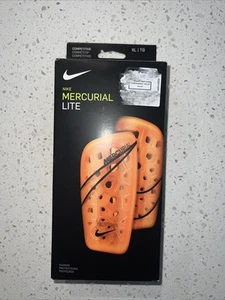 Nike Mercurial Lite Soccer Shinguard; Model SP2120 Orange XL - Picture 1 of 4