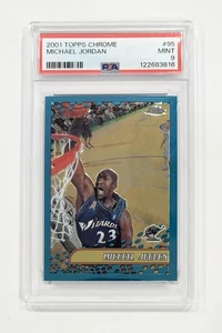 2001 Topps Chrome Michael Jordan #95 PSA 9 Mint Washington Wizards HOF - Picture 1 of 1