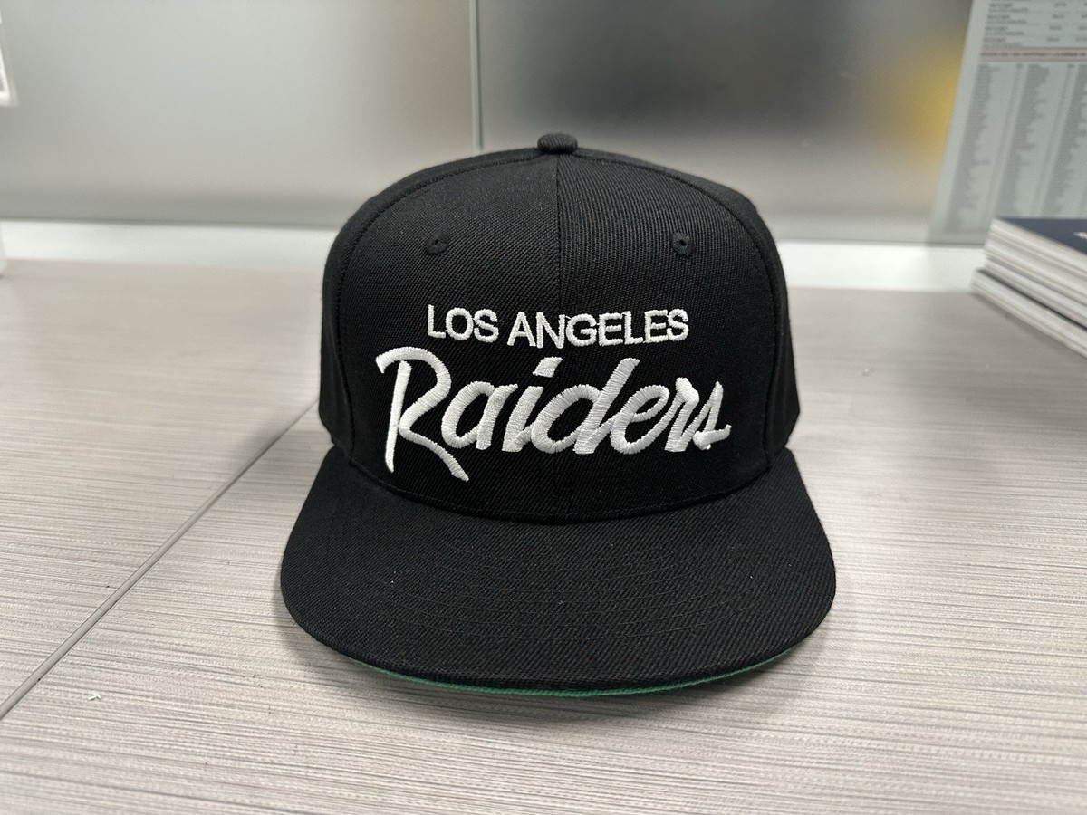 Vintage Los Angeles Raiders キャップ ブラック NFL RAIDERS/ロサンゼルス レイダース キャップ 90年前後 Made