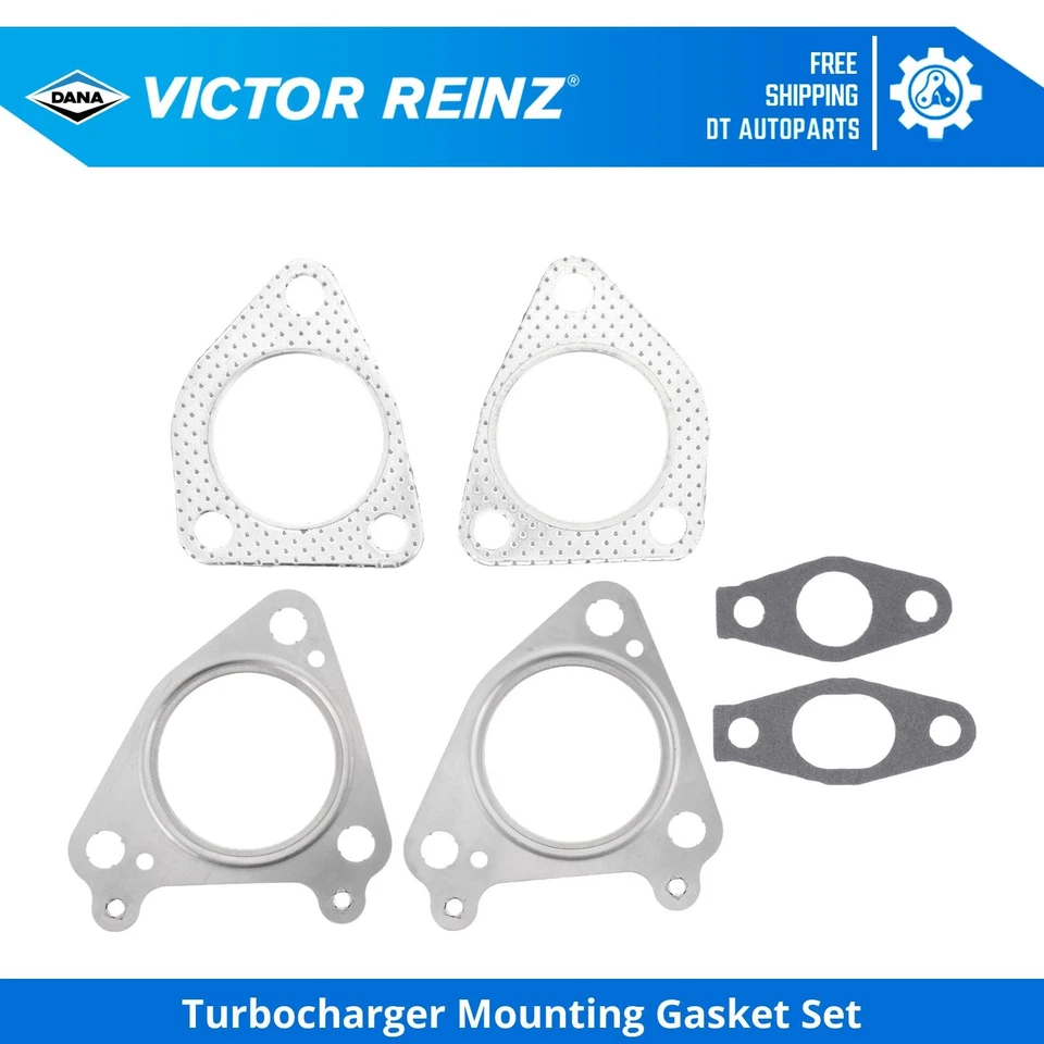 For 07-16 GMC Sierra 3500 HD 6.6L Turbocharger Mounting Gasket Set Victor Reinz - Image 1 of 1