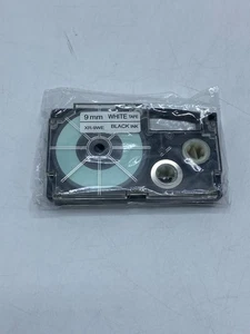 XR9WE OEM Casio Black on White Tape. No Box - Picture 1 of 1