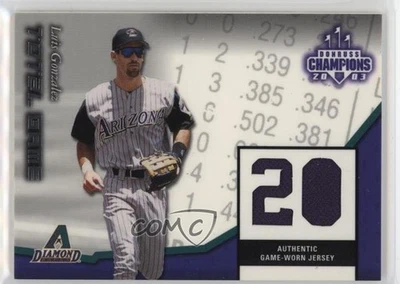 2003 Donruss Champions Total Game Materials /200 Luis Gonzalez #TG-11 - Image 1 of 2