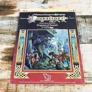 D&D Dungeons Dragons Adventure Module Dragonlance DL1 Dragons of Despair TSR - Picture 1 of 5