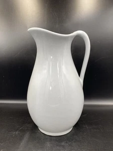 JARRA LAVABO POWELL BISHOP WHITE IRONSTONE - Imagen 1 de 6