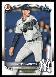 2025 Bowman Prospects 1. #BP-57 Chase Hampton New York Yankees Baseballkarte - Bild 1 von 2