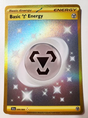 Pokémon TCG SV Shrouded Fable Basic Metal Energy Holo Gold Secret Hyper Rare NM - Image 1 of 2