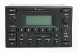 Volkswagen 2001-09 Premium 6 Radio AMFM CD CS Code Included 1JM035157D PU-2354A - Imagen 1 de 6