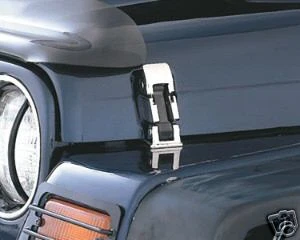 Cierre de capó de acero inoxidable fundido NUEVO 74335 JK JKU 07-18 PARA Jeep Wrangler Foto 1 de 1