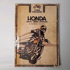 HONDA vintage service repair handbook all 450 models 1965-1973 Clymer manual - Picture 1 of 15
