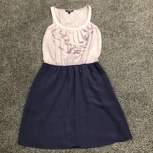 Express Dress Womens Small Pink Purple Pockets Solid Sleeveless Ladies - Picture 1 of 12