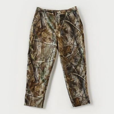 Field Stream Men's Camo Pants XL Hydroproof Ultra Realtree Elastic Waist - Image 1 of 4