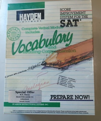 Score Improvement System for SAT; Hayden Software Atari 400/800/XL/XE; Cart;2 pk - Image 1 of 4