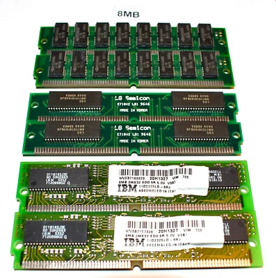 72 pin SIMM 8MB PC RAM - Image 1 of 2