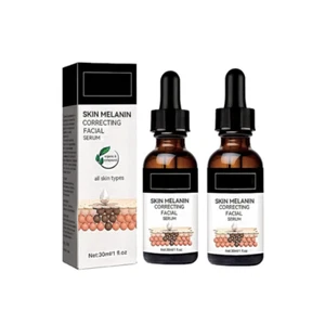 2 Pack Melanin Correcting Facial Serum, Dark Spot Corrector Daily Face Whitening - Picture 1 of 6