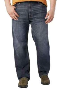 Levi Strauss Signature Gold Men's Relaxed Fit Flex Denim Blue Jeans 40x30 Levis - Picture 1 of 3
