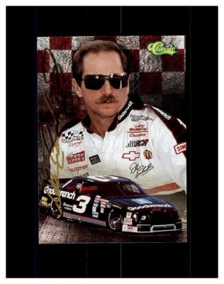 NASCAR DALE EARNHARDT 1995 CLASSIC FINISH LINE INSERT #DE4 - Image 1 of 2