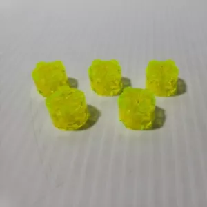 LEGO 2x2 Ladrillo Redondo TRANS VERDE NEÓN (x5) 3941 NUEVO REPUESTOS - Imagen 1 de 5