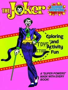 REIMPRESIÓN DE COLECCIÓN - 1984 - CUBIERTA Y MÁSCARA DIVERTIDA PARA COLOREAR Y ACTIVIDADES EL JOKER  - Imagen 1 de 2
