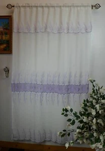 Stella® Elegant Macrame Panel 60" X 90" with 18-inch Attached Valance - Picture 1 of 19