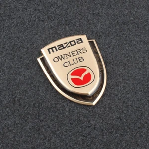 Emblema dorado de la tapa del maletero trasero del coche con logotipo del club de propietarios de MAZDA PARA MAZDA 2 3 6 CX-5 MX-5 - Imagen 1 de 3