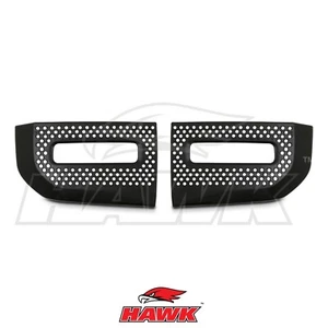 GLOSS BLACK FOG LIGHT COVERS SURROUNDS GRILLES FOR LAND ROVER DEFENDER L663 20+ - Afbeelding 1 van 9