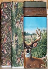 Wild Wings Feast in Wood Deer Panel & Coordinating Fabric bty SOLD SEPARATELY